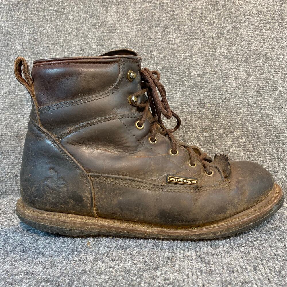 Georgia Boots GBOT053 6 inch Logger Mens Work Boot Brown Size 9 Waterproof kilt